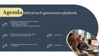 Agenda Ethical Tech Governance Playbook Ppt Show Designs Download