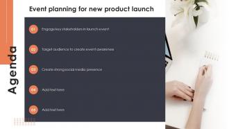 Agenda Event Planning For New Product Launch