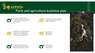 Agenda Farm And Agriculture Business Plan BP SS