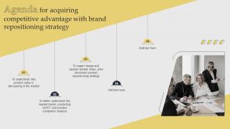 Agenda For Acquiring Competitive Advantage With Brand Repositioning Strategy