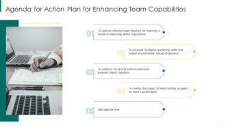 Agenda for action plan for enhancing team capabilities