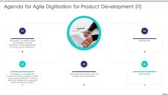 Agenda For Agile Digitization For Product Development IT