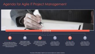 Agenda for agile it project management ppt download