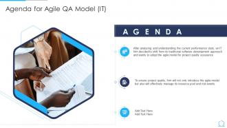 Agenda For Agile Qa Model It