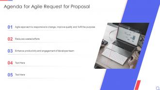 Agenda for agile request for proposal ppt portfolio outline