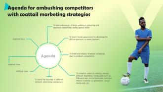 Agenda For Ambushing Competitors With Coattail Marketing Strategies MKT SS V