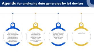 Agenda For Analyzing Data Generated By IoT Devices