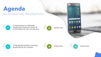Agenda For Android App Development Ppt Power Point Presentation File Guidelines