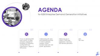 Agenda for b2b enterprise demand generation initiatives