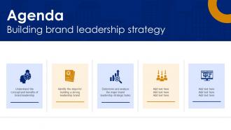 Agenda For Brand Leadership Strategy SS