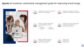 Agenda For Business Relationship Management Guide For Improving Brand Image