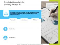 Agenda For Channel Vendor Marketing Management Ppt Introduction