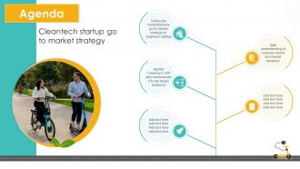 Agenda For Cleantech Startup Go To Market Strategy GTM SS