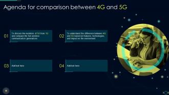 Agenda For Comparison Between 4G And 5G