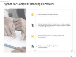 Agenda For Complaint Handling Framework Complaint Handling Framework Ppt Icons