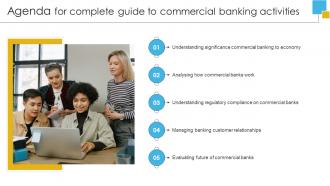 Agenda For Complete Guide To Commercial Banking Activities Fin SS V
