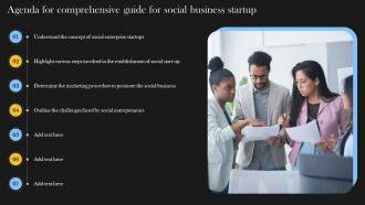Agenda For Comprehensive Guide For Social Business Startup