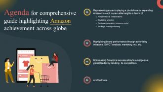 Agenda For Comprehensive Guide Highlighting Amazon Achievement Across Globe