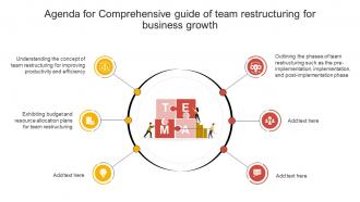 Agenda For Comprehensive Guide Of Team Restructuring For Business Growth