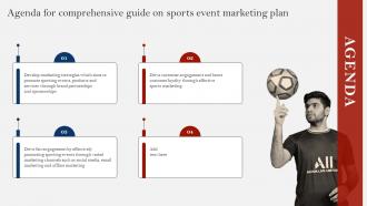 Agenda For Comprehensive Guide On Sports Event Marketing Plan Strategy SS