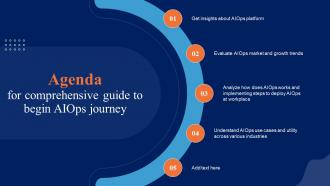 Agenda For Comprehensive Guide To Begin AIOps Journey AI SS V