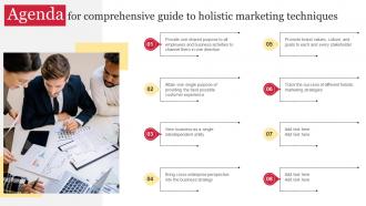 Agenda For Comprehensive Guide To Holistic Marketing Techniques MKT SS V