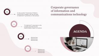 Agenda For Corporate Governance Of Information And Communications Technology