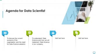 Agenda for data scientist ppt guidelines