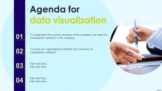 Agenda For Data Visualization Ppt Powerpoint Presentation File Layout