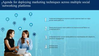 Agenda For Deploying Marketing Techniques Across Multiple Social Networking Platforms