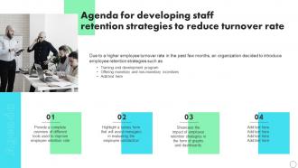 Agenda For Developing Staff Retention Strategies To Reduce Turnover Rate
