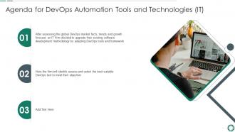 Agenda for devops automation tools and technologies it