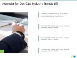 Agenda for devops industry trends it ppt summary