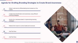 Agenda For Drafting Branding Strategies To Create Brand Awareness