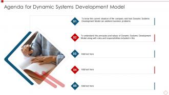 Agenda For Dynamic Systems Development Model