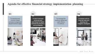 Agenda For Effective Financial Strategy Implementation Planning Ppt Powerpoint Presentation File Topics