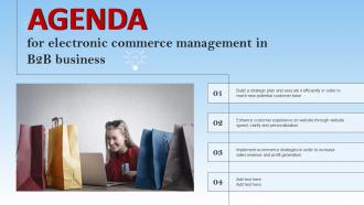 Agenda For Electronic Commerce Management In B2b Business