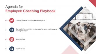 Agenda For Employee Coaching Playbook