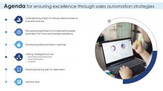 Agenda For Ensuring Excellence Through Sales Automation Strategies
