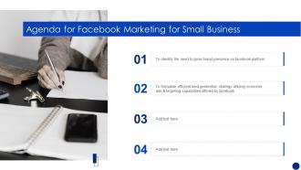 Agenda For Facebook Marketing For Small Business