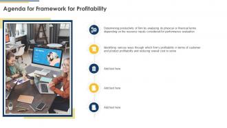 Agenda For Framework For Profitability Ppt Powerpoint Presentation Diagram Ppt