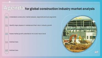 Agenda For Global Construction Industry Market Analysis