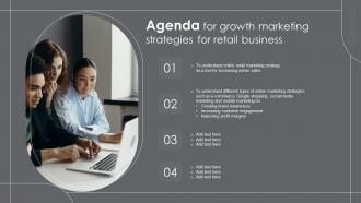 Agenda For Growth Marketing Strategies For Retail Business