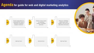 Agenda For Guide For Web And Digital Marketing Analytics MKT SS V