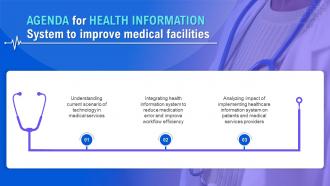 Agenda For Health Information System To Improve Medical Facilities