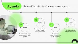 Agenda For Identifying Risks In Sales Management Process