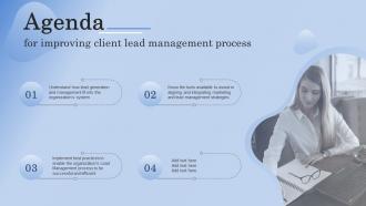Agenda For Improving Client Lead Management Process