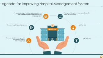 Agenda for improving hospital management system