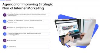 Agenda For Improving Strategic Plan Of Internet Marketing