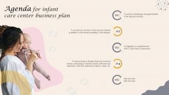 Agenda For Infant Care Center Business Plan BP SS